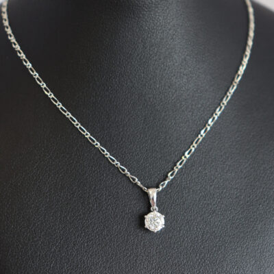 Classic Solitaire Diamond Pendant