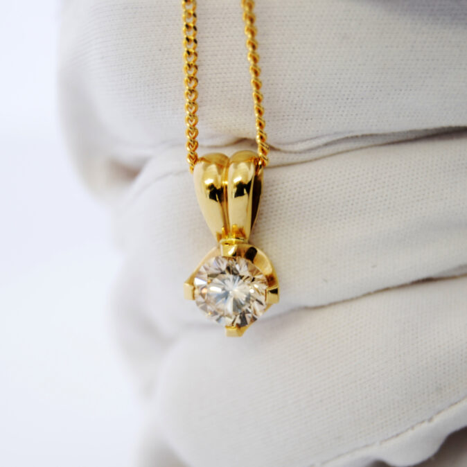 Classic Diamond Pendant - Image 2