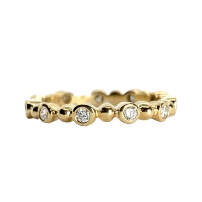 Modern Diamond Stacker Ring