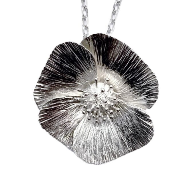 Stunning Large Poppy Pendant - Image 2
