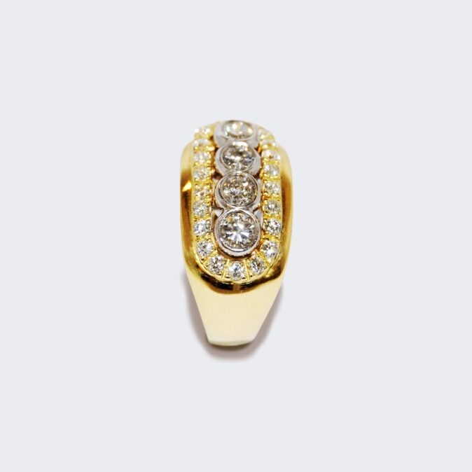 Modern Diamond Dress Ring - Image 3